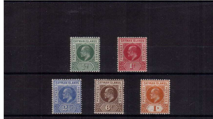 The Edward 7th set of five superb UNMOUNTED MINT. A very rare set to find in this beautiful condition.
<br><b>QRQ</b>