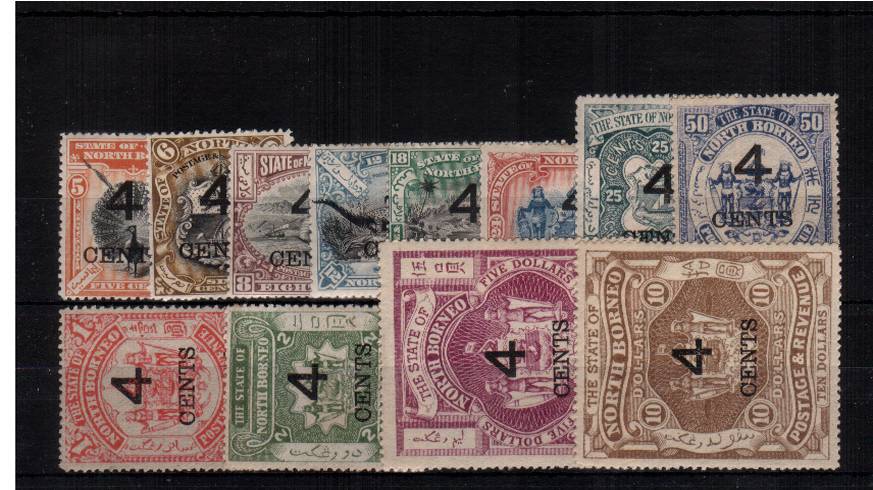 A fine lightly mounted mint set of twelve in way above average condition with full gum. A bright and fresh set that is seldom seen complete. SG Cat 450
<br><b>QRQ</b>