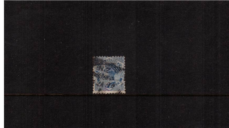 8d Blue  - Watermark NZ Star (6mm) - Perforation 12x11<br/>
A good sound used stamp with good perforations. SG Cat 65




<br/><b>QSQ</b>