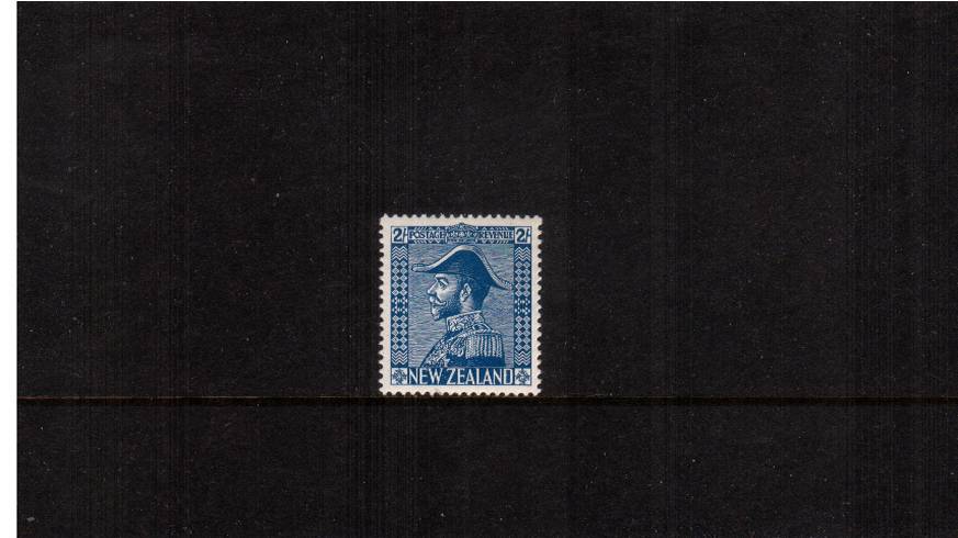 2/- Light Blue - Cowan - Thick, Opaque Chalk-Surfaced Paper<br/>
A superb unmounted mint single. Rare stamp unmounted.



<br/><b>QSQ</b>