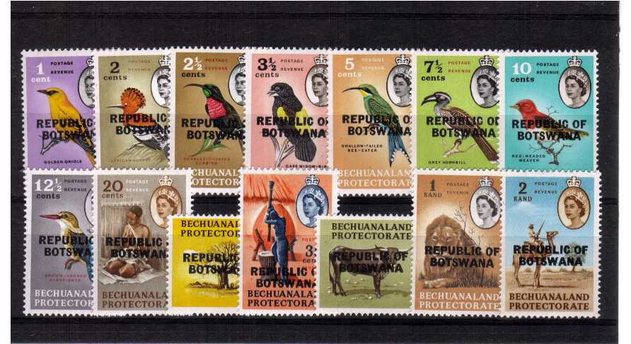 superb unmounted mint set of 14