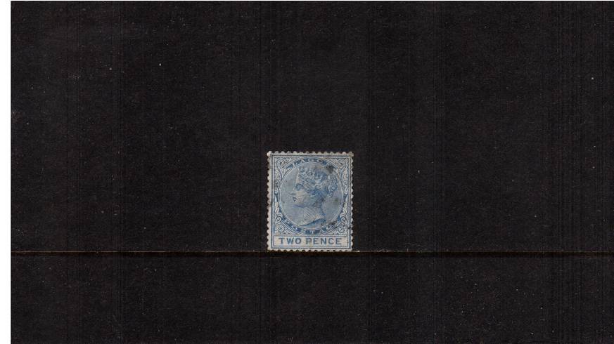 2d Blue - Perforation 14<br/>
A fine used single SG Cat 8.50