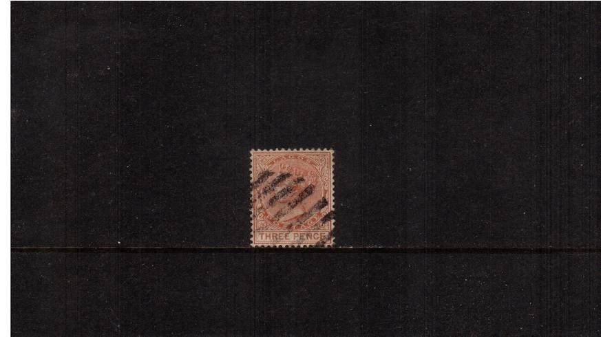 3d Chestnut - Perforation 14<br/>
A good used single. SG Cat 8.50