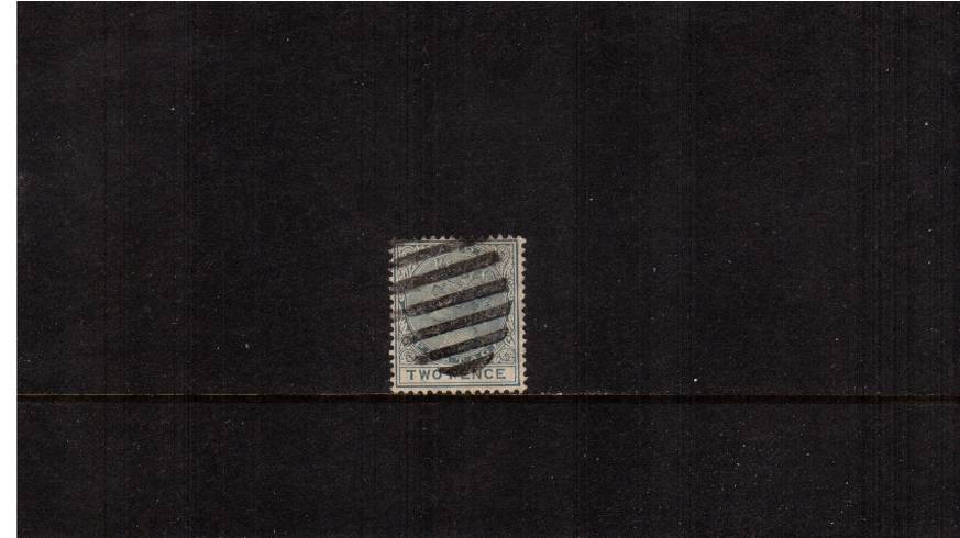 2d Blue - Perforation 14<br/>
A good used single.