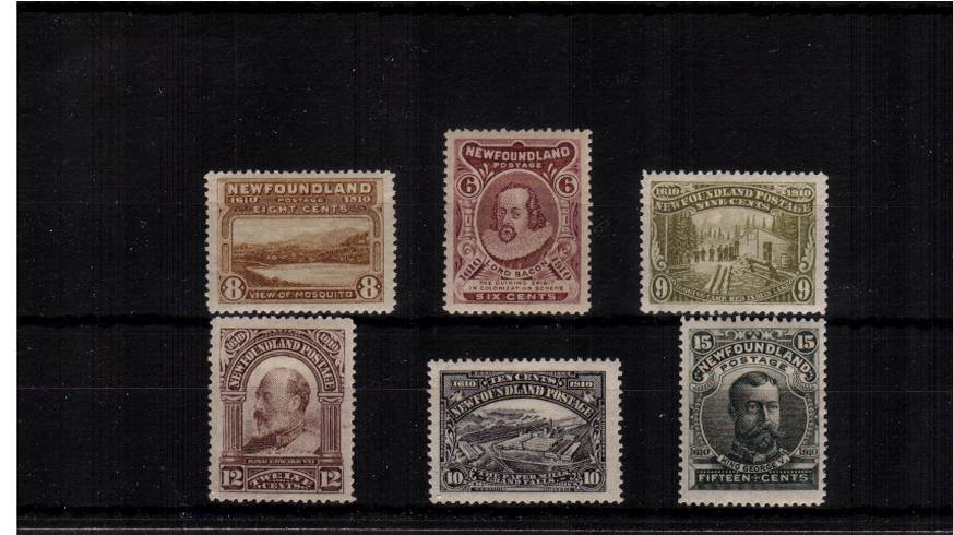 The recess printed complete set of six fine mounted mint. SG Cat 300
<br/><b>QYQ</b>