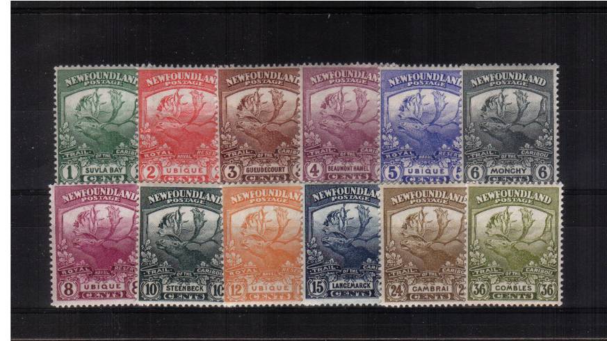 The famous ''Caribou'' set of twelve superb unmounted mint. A fine and fresh set seldom seen unmounted.
<br/><b>QYQ</b>