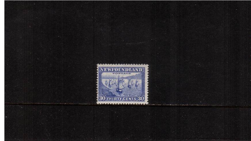 30c Ultramarine - Perforation 13 comb<br/>
The top, key value to the set mounted mint. SG Cat 50
<br/><b>QYQ</b>