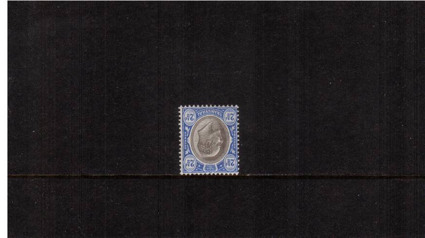 2d Black and Blue - Watermark Crown CA<br/>
A lovely bright and fresh unmounted mint single clearly showing WATERMARK INVERTED. 
<br/><b>UAU</b>