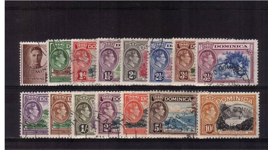 A superb fine used set of fifteen all with selected CDS cancels. SG Cat 65
<br/><b>UBU</b>