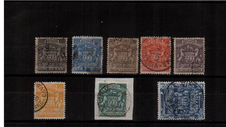 The first set of ten with servral cancelled with a crisp CDS cancel. SG Cat 400 

<br/><b>UDX</b>