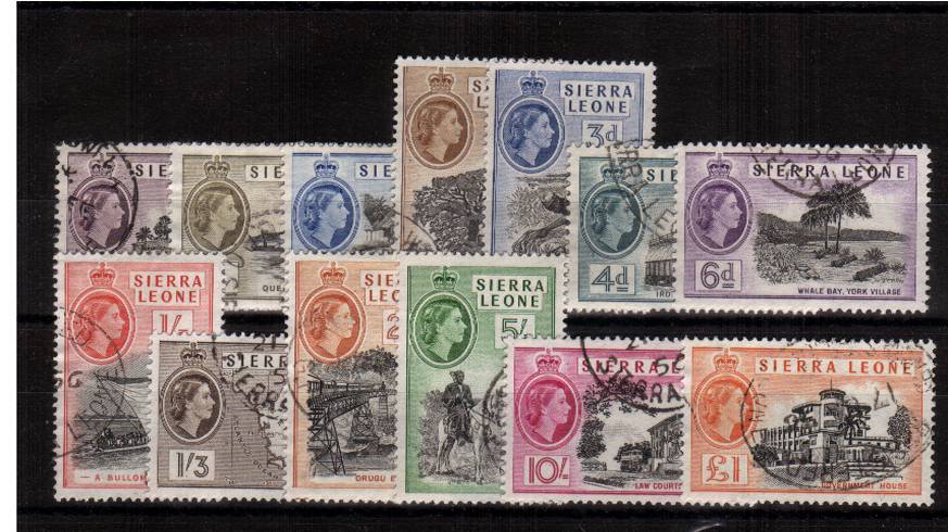 A superb fine used set of thirteen with each stamp being a selected stamp.
<br/><b>UEU</b>