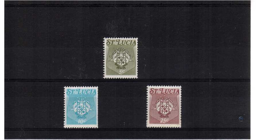 Set of three coil stamps (two are coil joins) superb unmounted mint with watermark SIDEWAYS