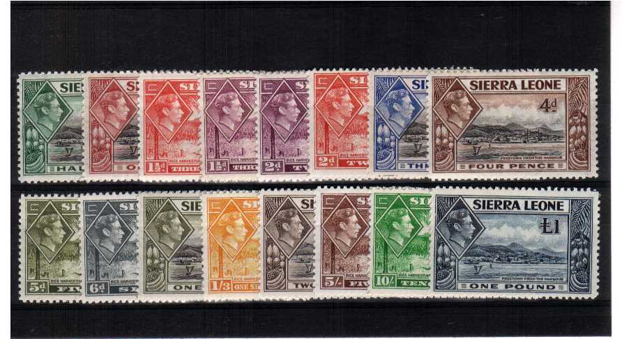 Superb unmounted mint set of sixteen.<br/><b>ZQT</b>