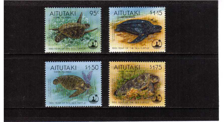 Year of the Sea Turtle set of four superb unmounted mint