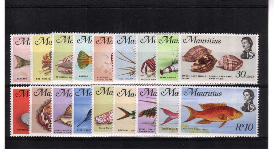 superb very lightly mounted mint set of eighteen