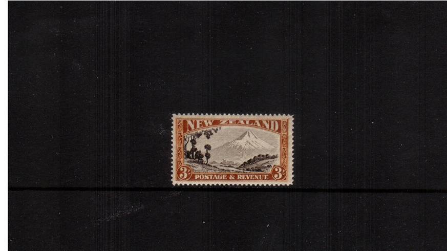 3/- Chocolate and Yellow-Brown - Perf 13x14<br/>
A superb unmounted mint single.

<br/><b>QDX</b>