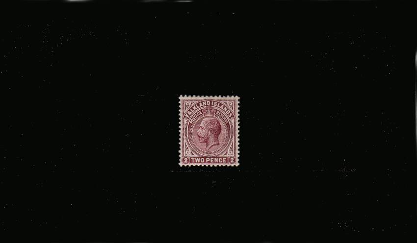 2d Maroon - Perforation 14<br/>
A lightly mounted mint single. SG Cat 425<br/><b>QPX</b>