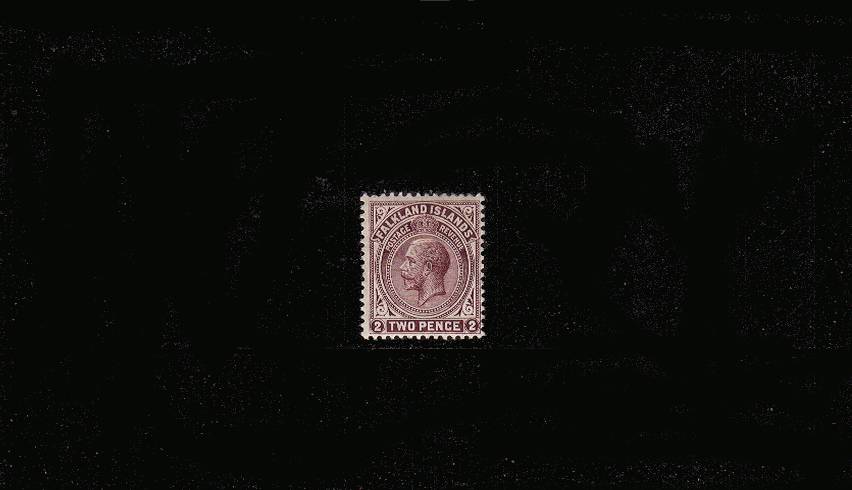 2d Maroon - Perforation 14<br/>
A lightly mounted mint single. SG Cat 425<br/><b>QPX</b>