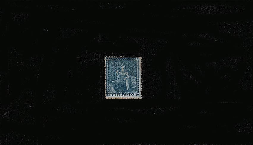 (1d) Blue - Watermark Large Star - Rough Perforation 14 - 16<br/>
A fine unused single with no gum. SG Cat 2500 
<br/><b>QPX</b>