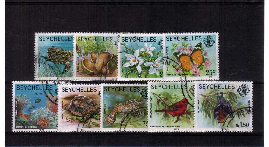 fine used set of 9 with date imprints