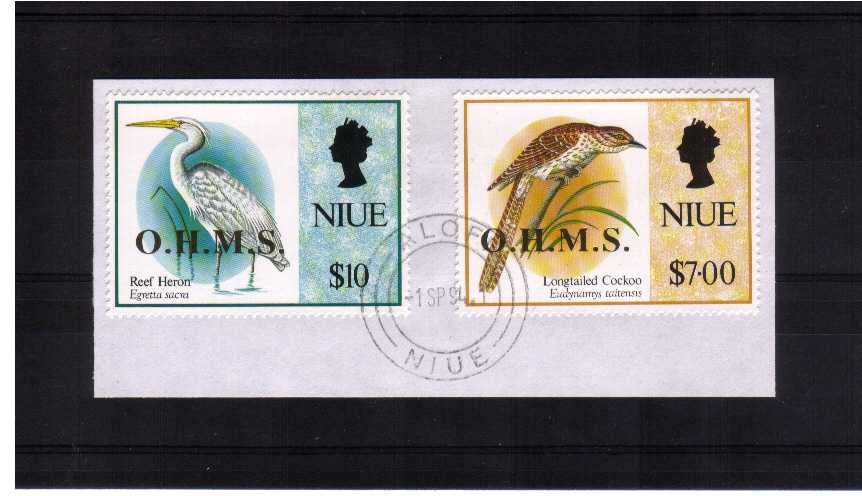 superb fine used on neat piece dated 1 SP 94 (First Day of Issue)