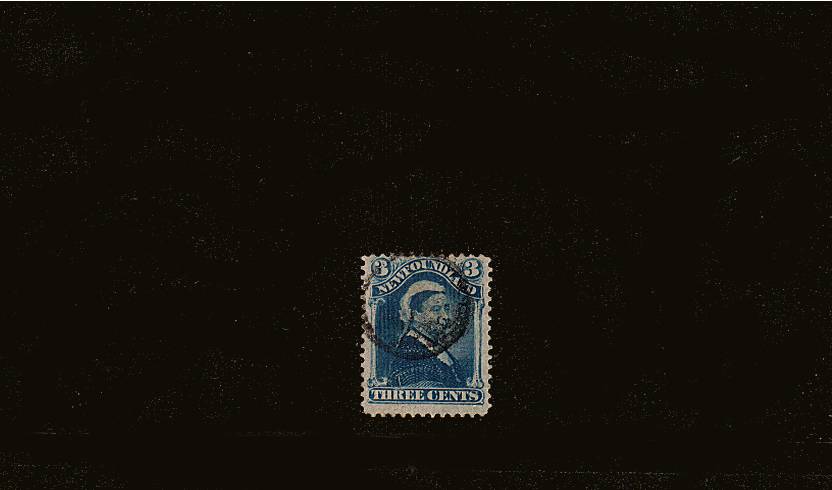 3c Bright Blue<br/>
A superb fine used stamp. SG Cat 6.50

<br/><b>QQQ</b>
