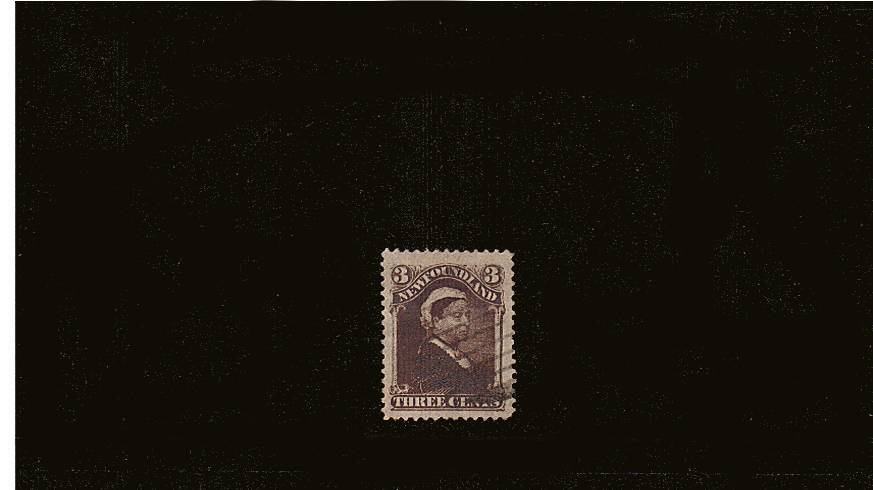 3c Deep Brown<br/>
A fine used stamp in a rich colour. 

<br/><b>QQQ</b>