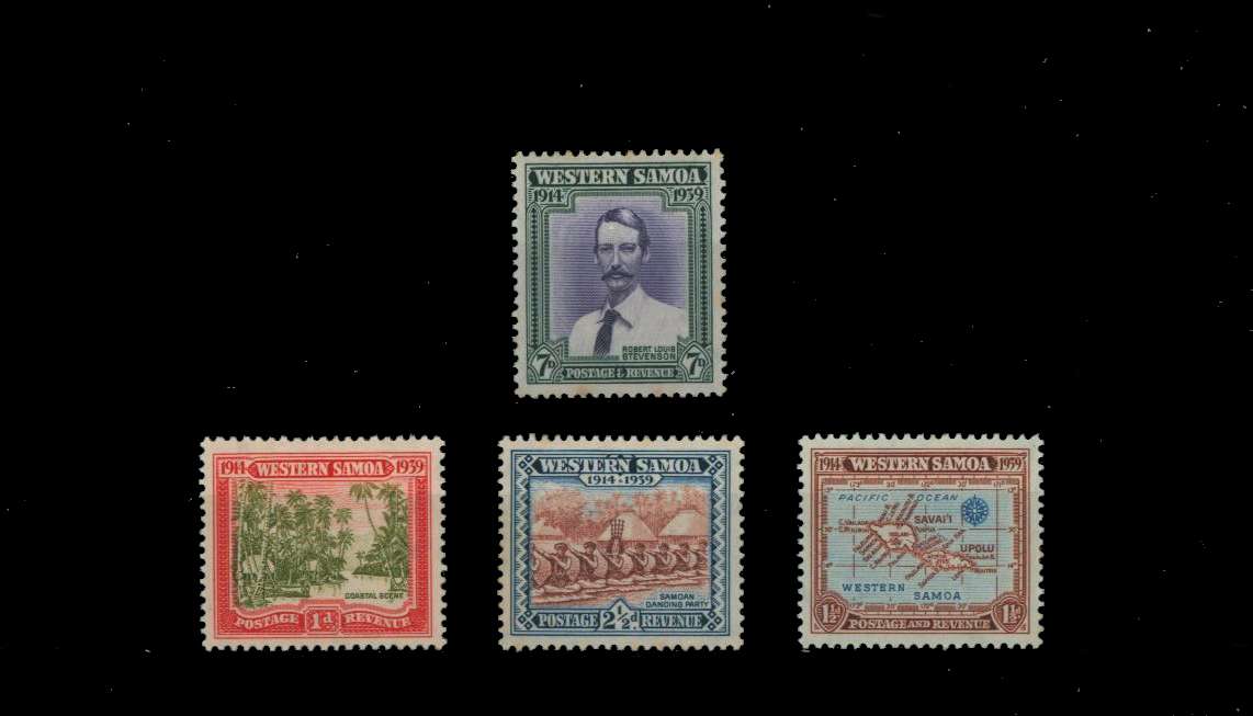 25th Anniversary of New Zealand Control.<br/>A fine very lightly mounted mint set of four.
<br/><b>QQY</b>