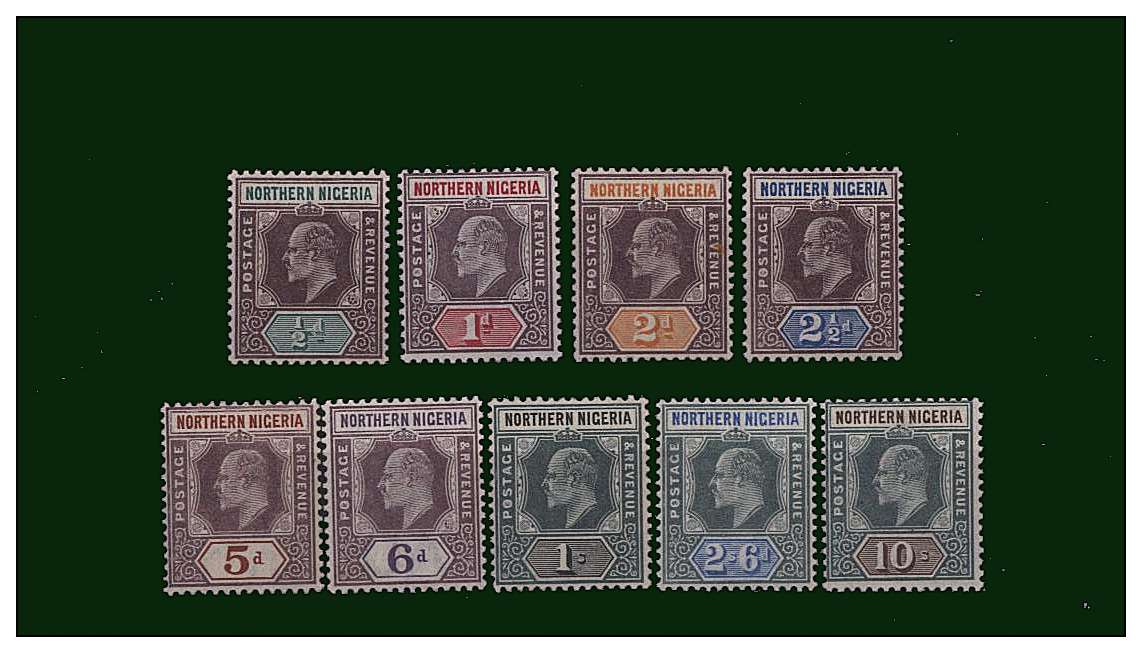 The first Edward set of nine <b>SUPERB UNMOUNTED MINT !!!</b><br/>An amazing bright and fresh set and extremely rare unmounted mint. 
<br/><b>QQF</b>
