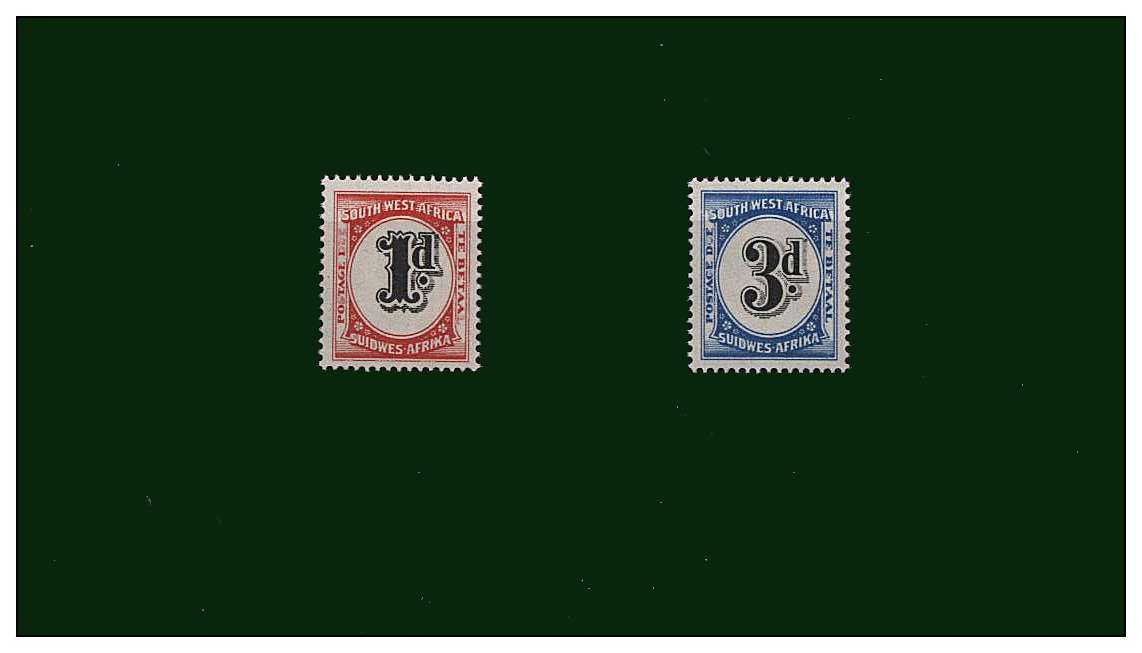 Postage Due set of two
superb unmounted mint.<br/><b>QQF</b>