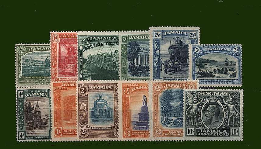The pictorials set of twelve with most values being<br/>unmounted mint with the others being lighty mounted mint.  
<br><b>BBG</b>