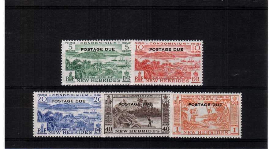 A superb unmounted mint set of five