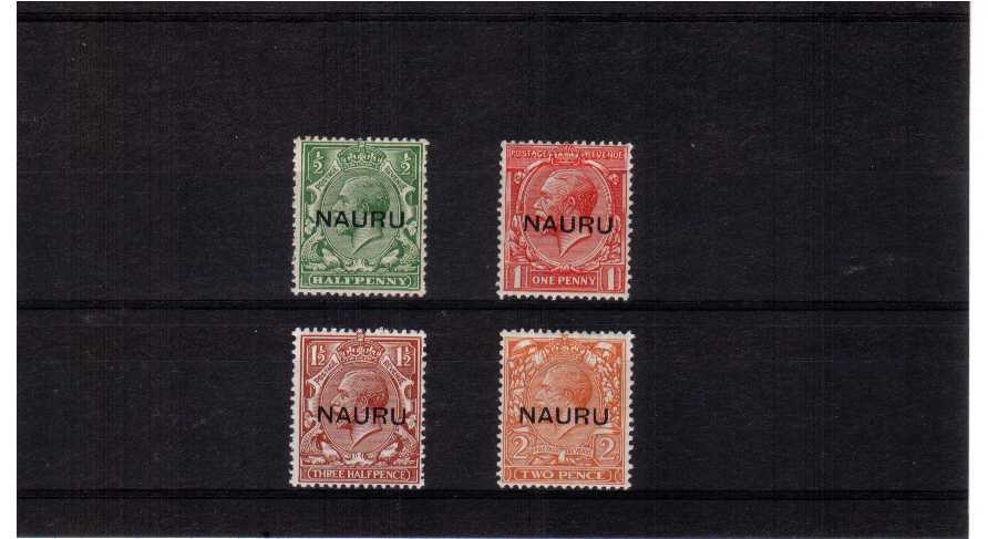 fine mounted mint set of 4
