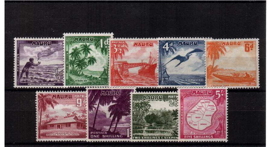 A fine lightly mounted mint set of nine.<br/><b>ZQV</b>
