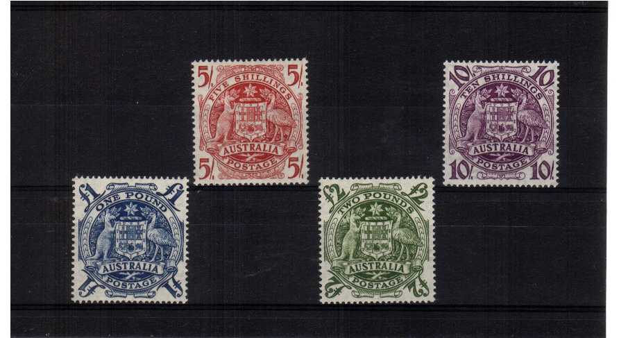 superb unmounted mint set of 4