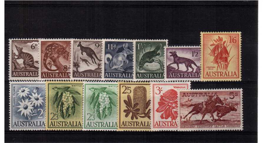fine mounted mint set of 13