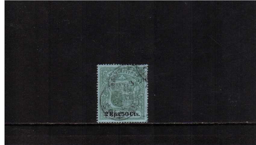 2R50c Green and Black on Blue superb fine used canceled with several light CDS's. SG Cat �90 ns0307