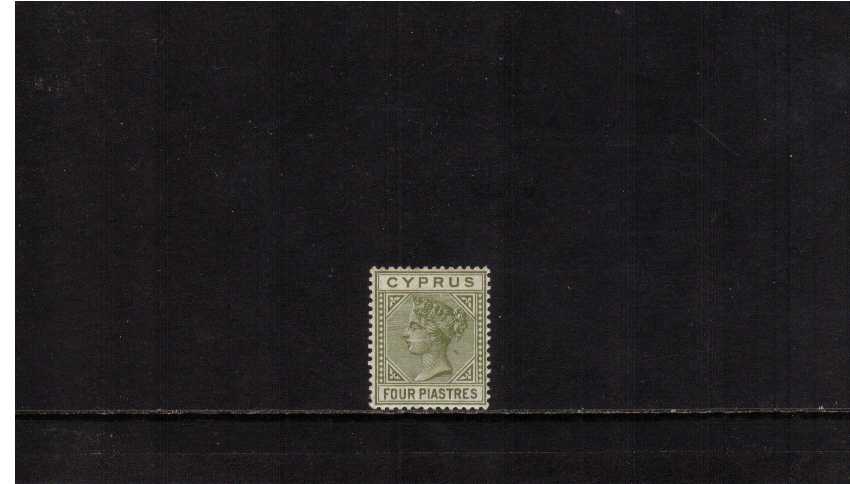 4pi Pale Olive-Green from Die 1 superb very lightly mounted mint. SG Cat �900 ns0307