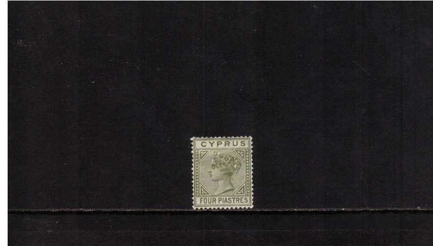 4pi Olive-Green good mounted mint. SG Cat �50  ns0307