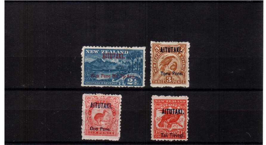 fine mounted mint set of 4