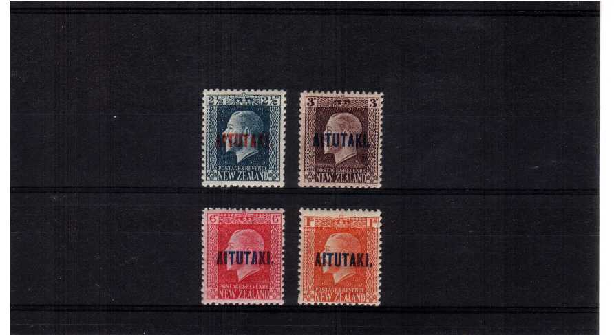 fine mounted mint set of 4