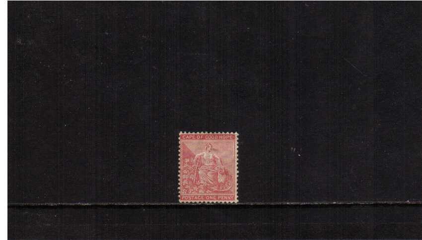 1d Carmine-Red light mounted mint