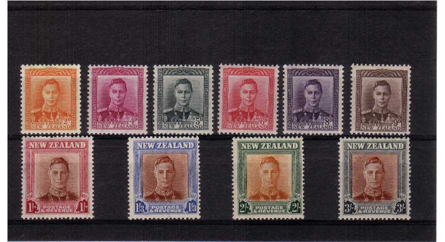 Superb unmounted mint set of ten