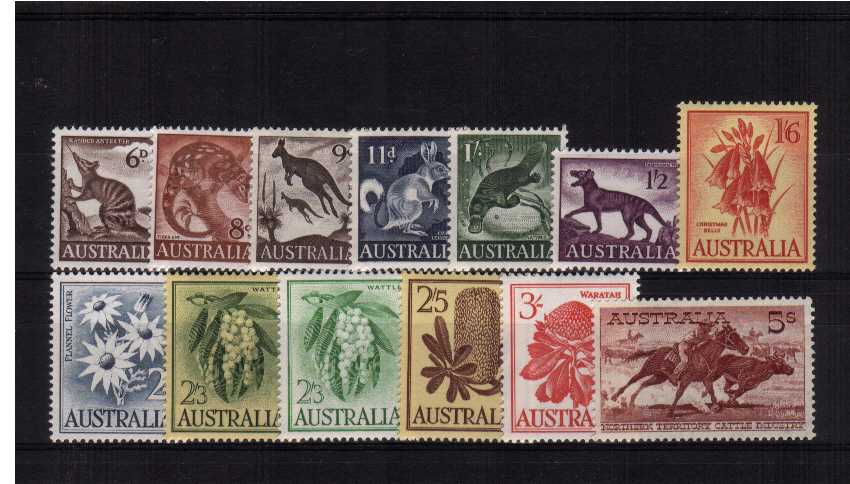 Superb unmounted mint set of thirteen