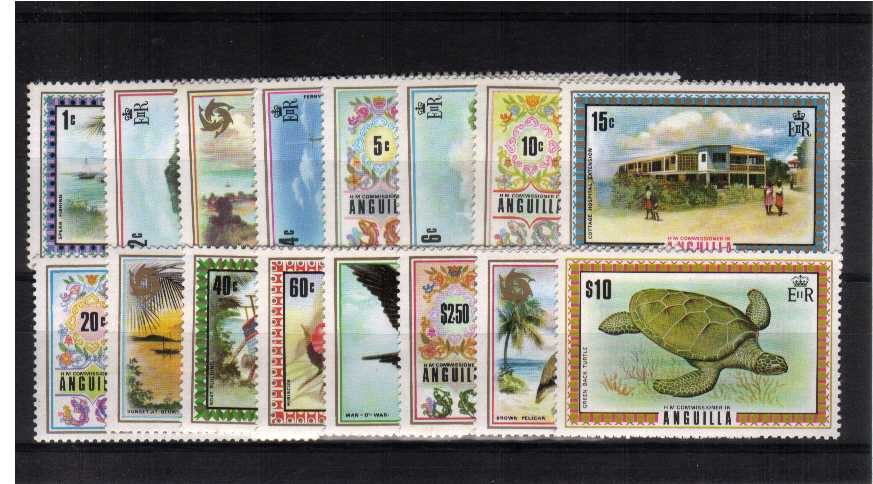 Superb unmounted mint set of sixteen.