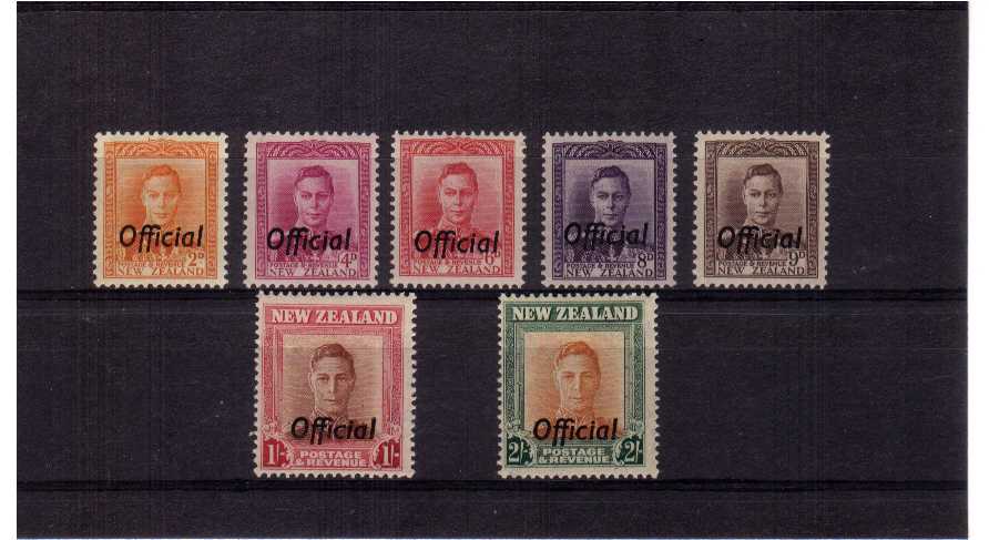 fine mounted mint set of 7