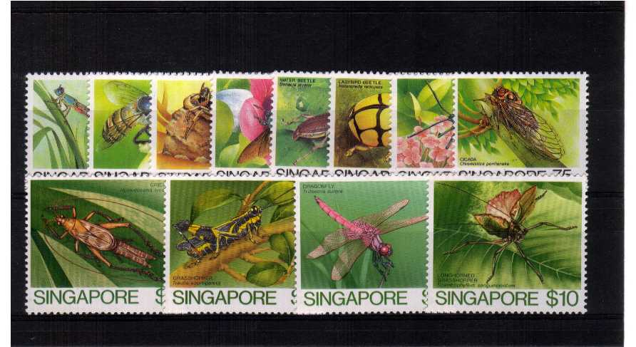 superb unmounted mint set of 12