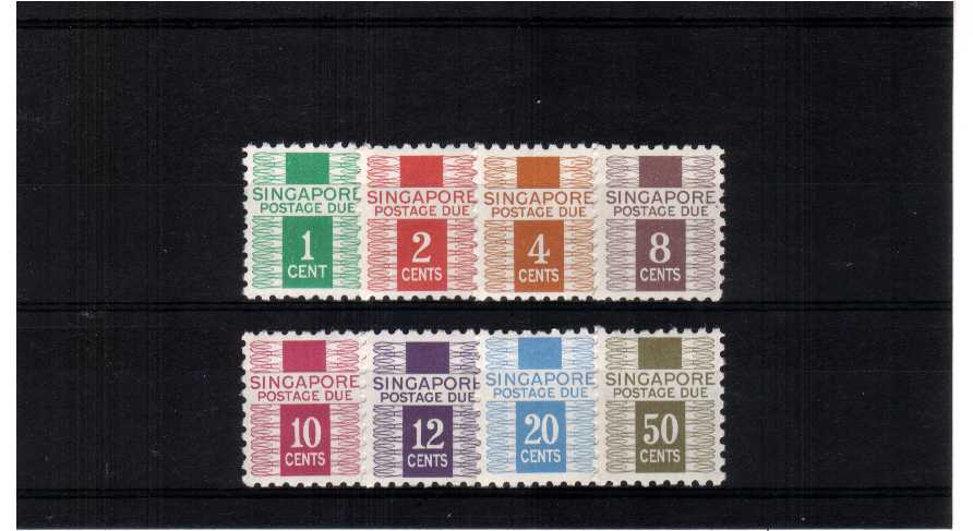 Superb unmounted mint set of eight.