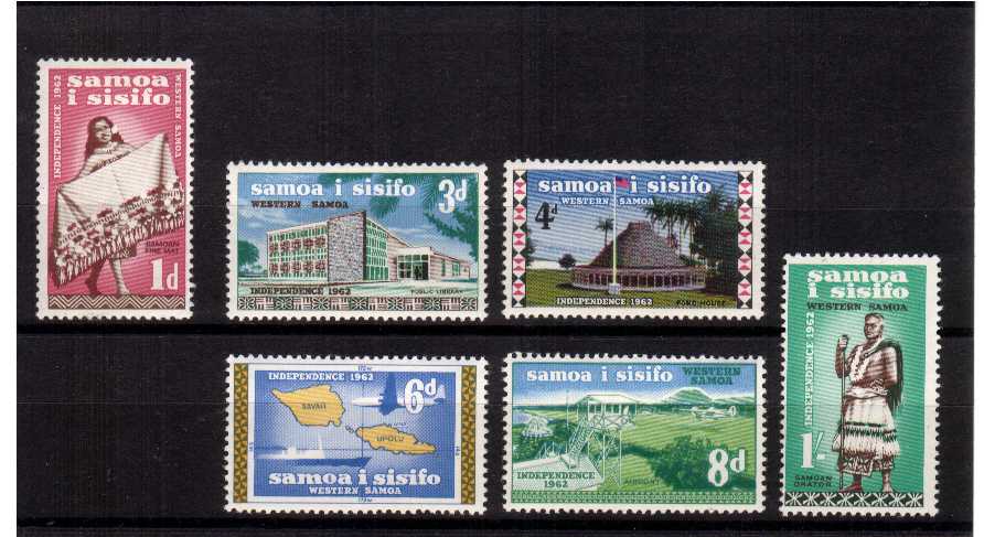 fine mounted mint set of 6