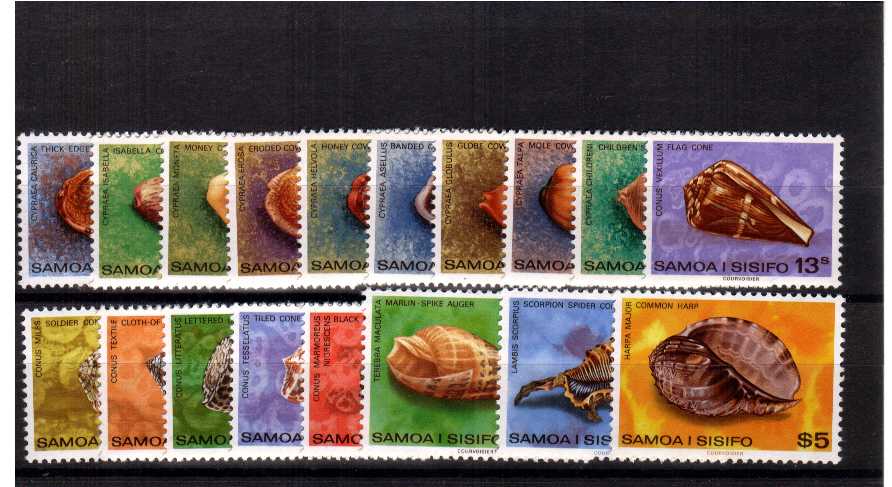 Superb unmounted mint set of eighteen